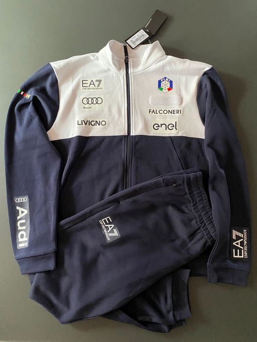Trening EA7 Armani Italia Ski Team Nou XS- S Barbati Slim