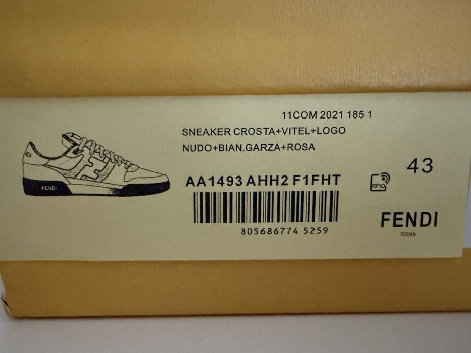 Papuci Fendi Match Houndstooth