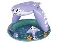 НОВИ! Детски надуваем басейн със сенник Морска лисица