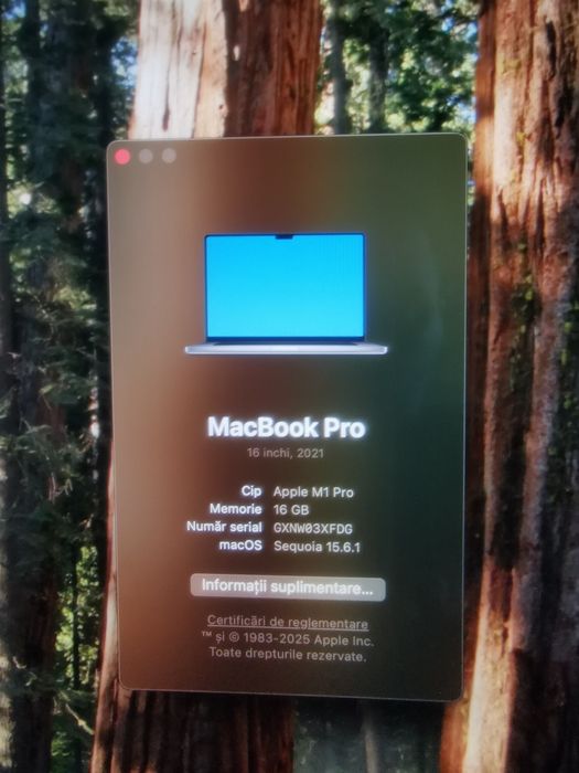 Macbook Pro M1 pro 16" 2021