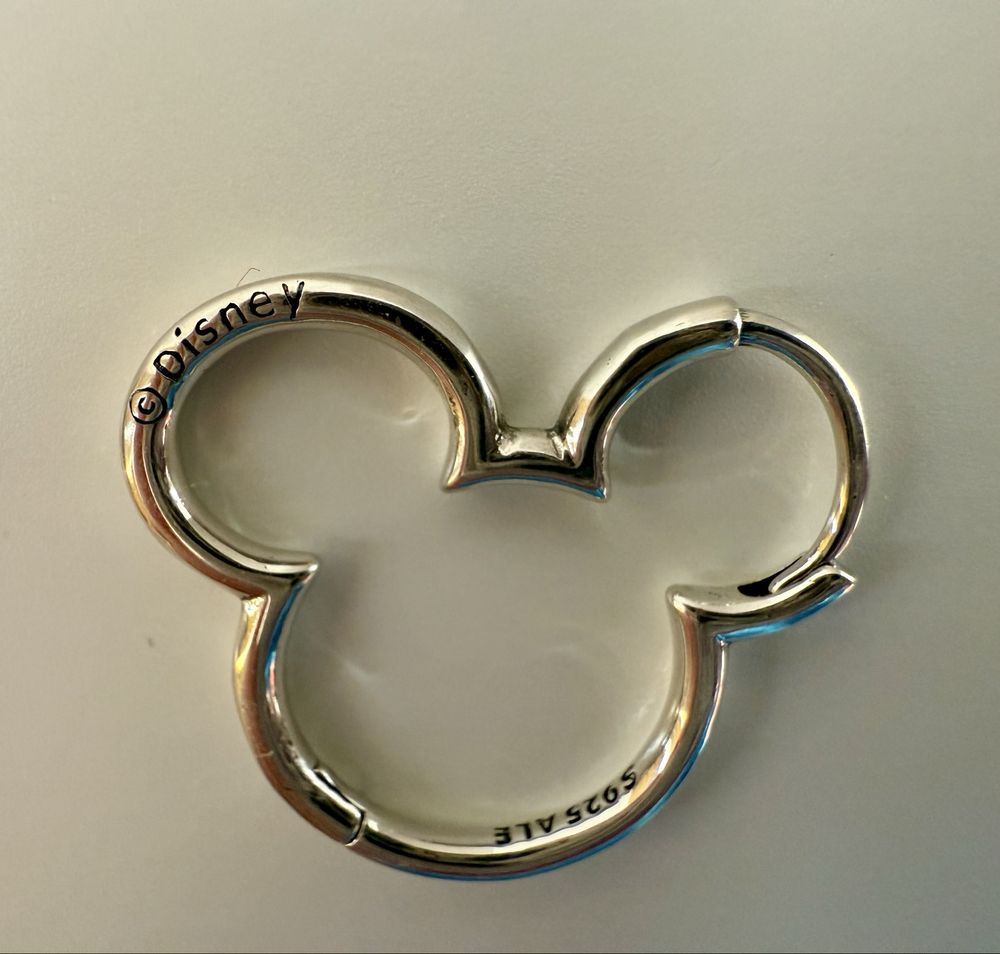 ALE S925 Сребърни обеци Pandora Disney Mickey Mouse