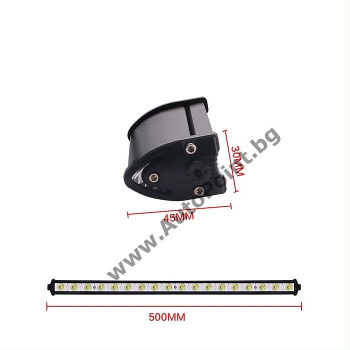 LED BAR 54w 50см халоген