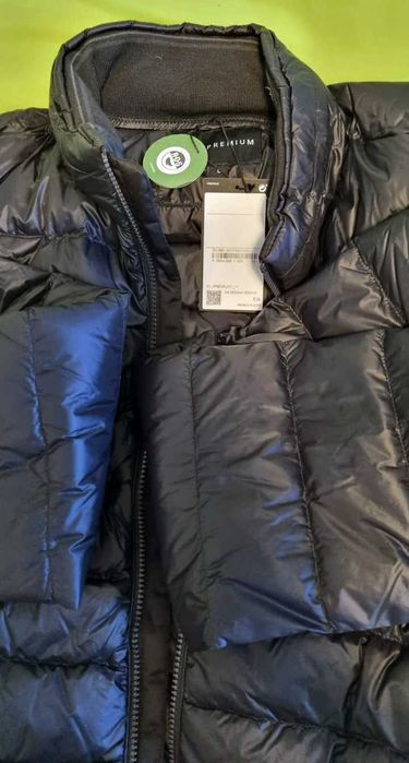 Geaca din Puf găsca Premium cu gluga - Umplutură: 90% Puf, 10% Pene