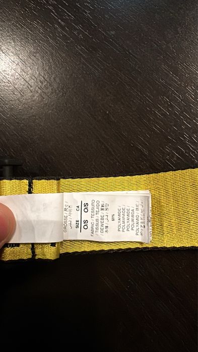 Curea Off white Short Belt