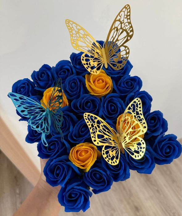 Realizez buchete din trandafiri de sapun