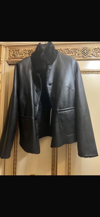 Haina din blana de miel reversibila