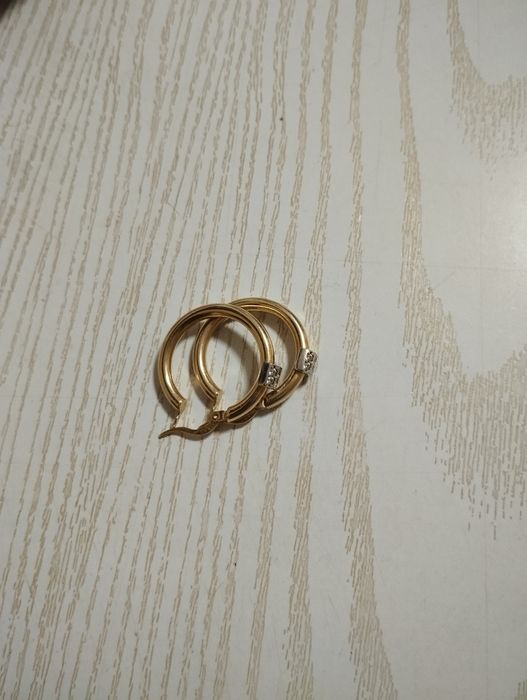 Серьги золотые Турция