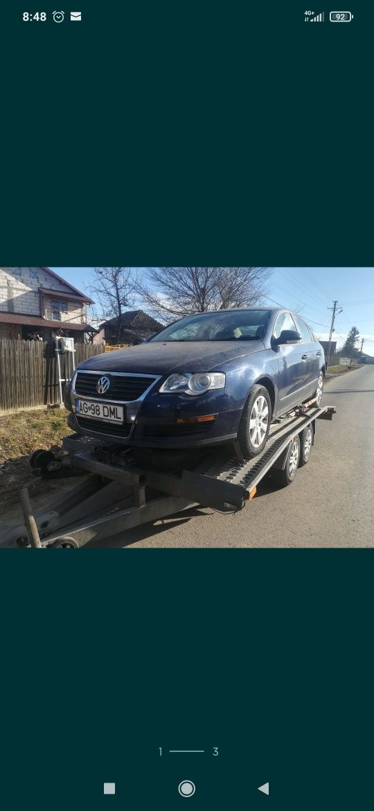 Bara spate ,capota portbagaj VW  passat b6 break