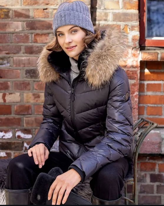 Дамско пухено яке : HAUST Collection Down Jacket Sort M/ 38