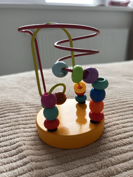 Set jucarii lemn si plastic pentru motricitate