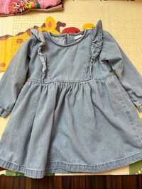 Детска дънкова рокля