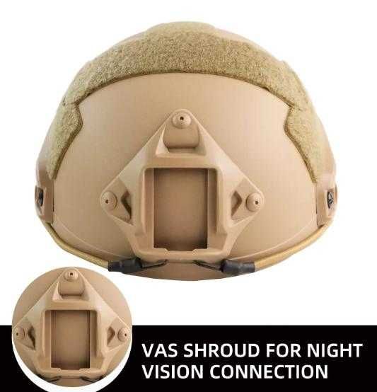 Гейминг Тактическа Еърсофт Каска с Велкро за Пачове Airsoft Gaming NVG