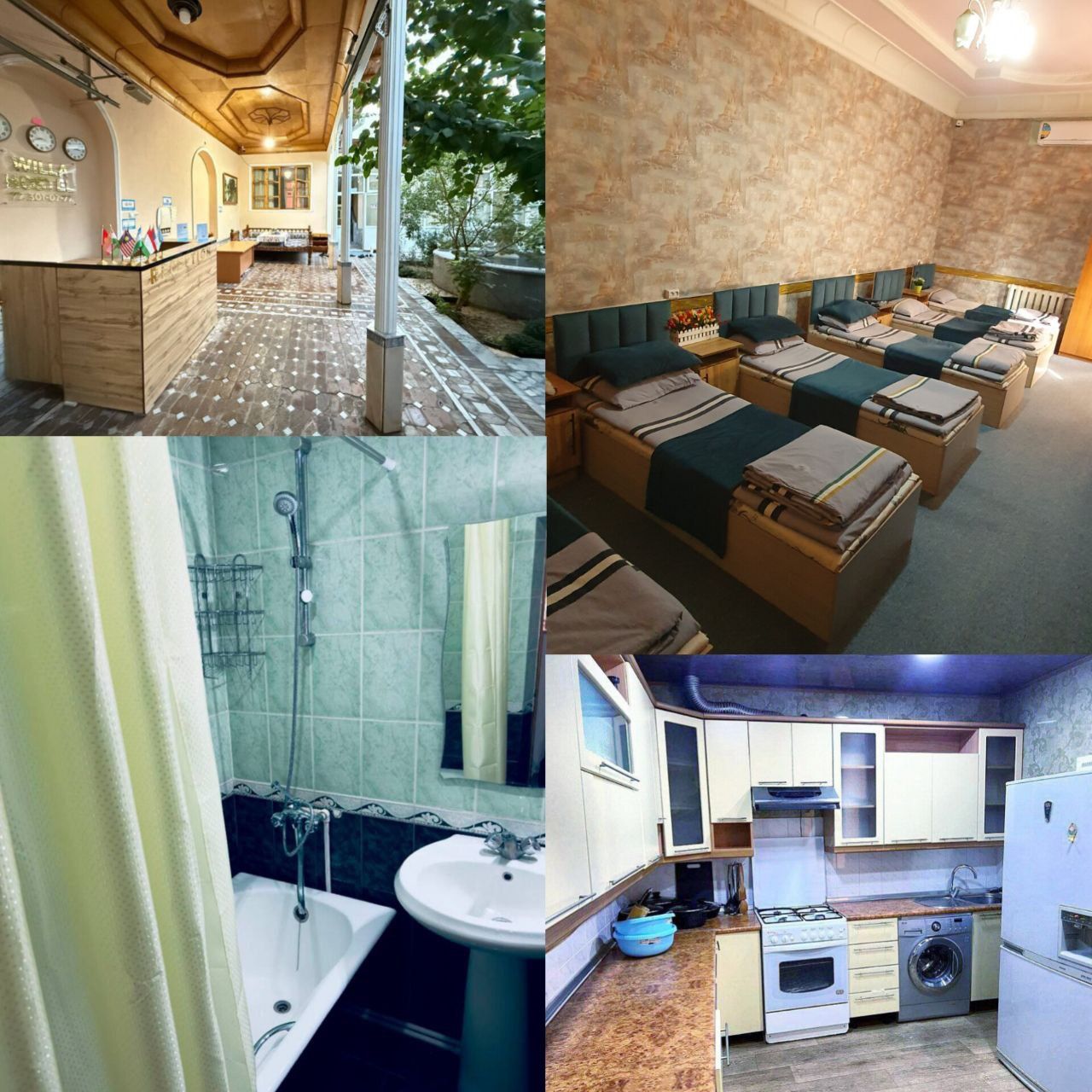 Hostel, hotel, kunlik kvartira, mehmonxona,