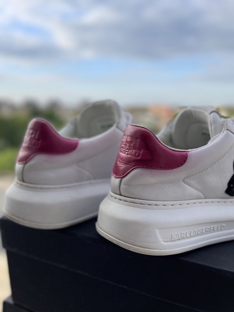 Karl Lagerfeld Women’s Sneakers 01P White/Pink