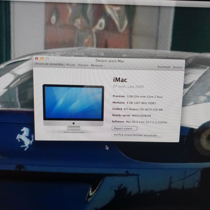 IMac 27" late 2009,3,06 Intel Core 2 Duo