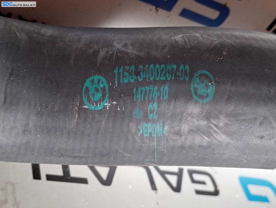 Corp Carcasa Suport Termostat Apa cu Furtun Conducta BMW Seria 5 E39 728 1995 - 2004 Cod 1436824 5482010 5447271 5385296 [M4805]