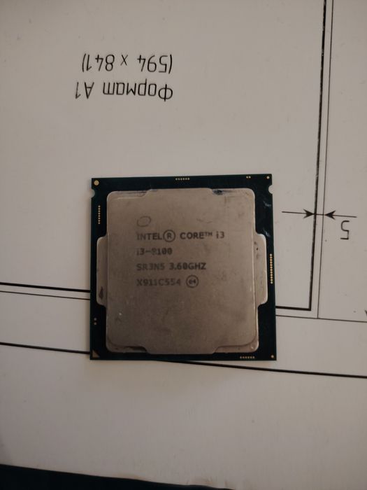 Процессор intel core i3-8100