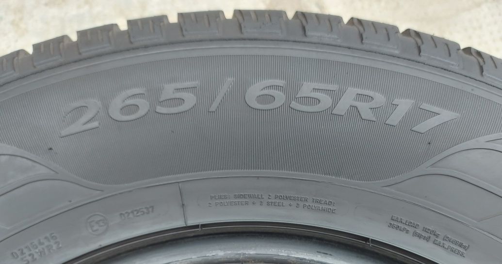 Set 4buc 265/65 R17 112H Goodyear Eficient Grip SUV 4X4 vară