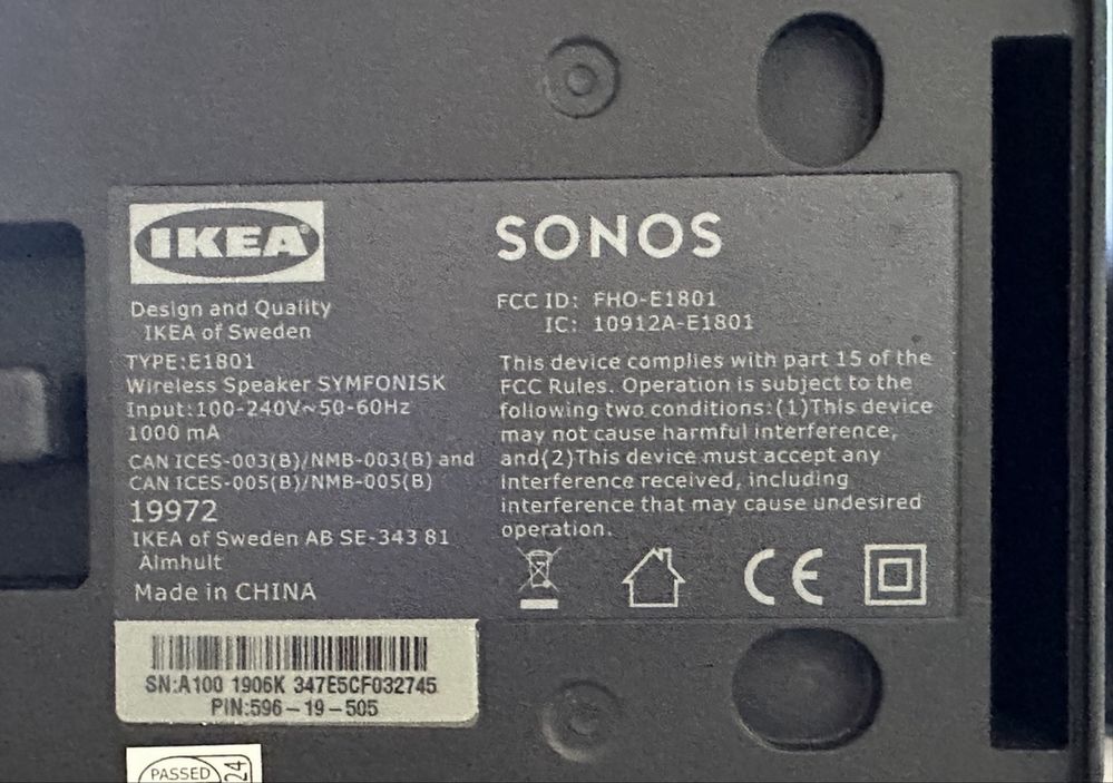 Продавам 2 броя Sonos IKEA SYMFONISK – тонколони
