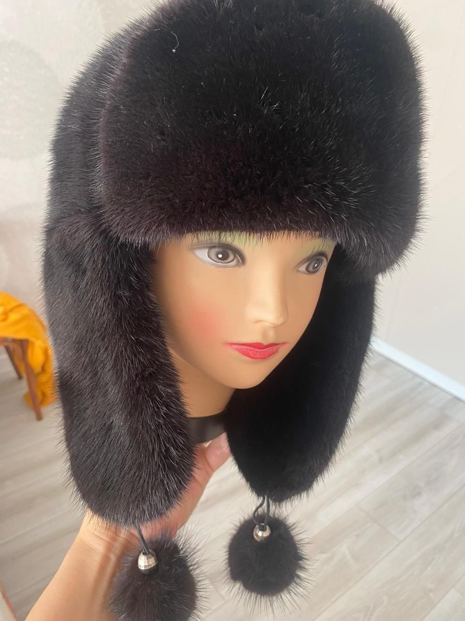 Срочно продам шапку из натурального меха