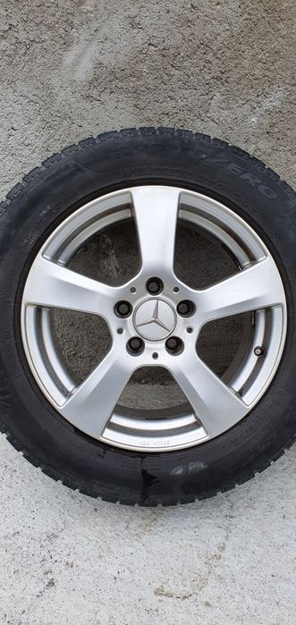 Jante aliaj originale mercedes cu anvelope 225 55 16