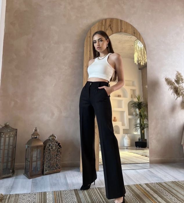 Классические брюки утепленные