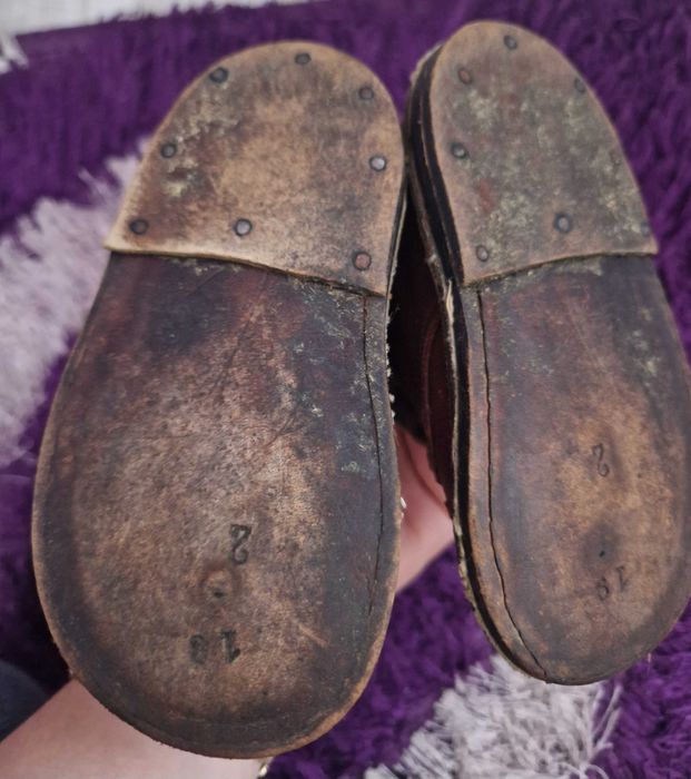Стари ретро детски обувчици от соца