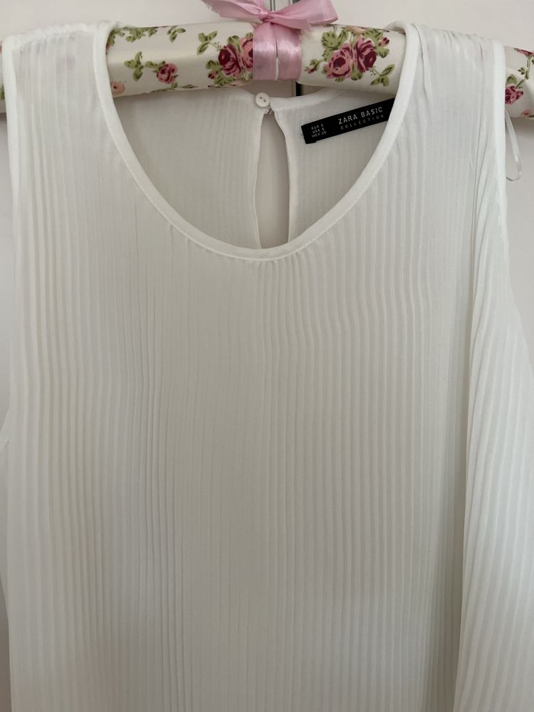 Бял топ zara/ зара