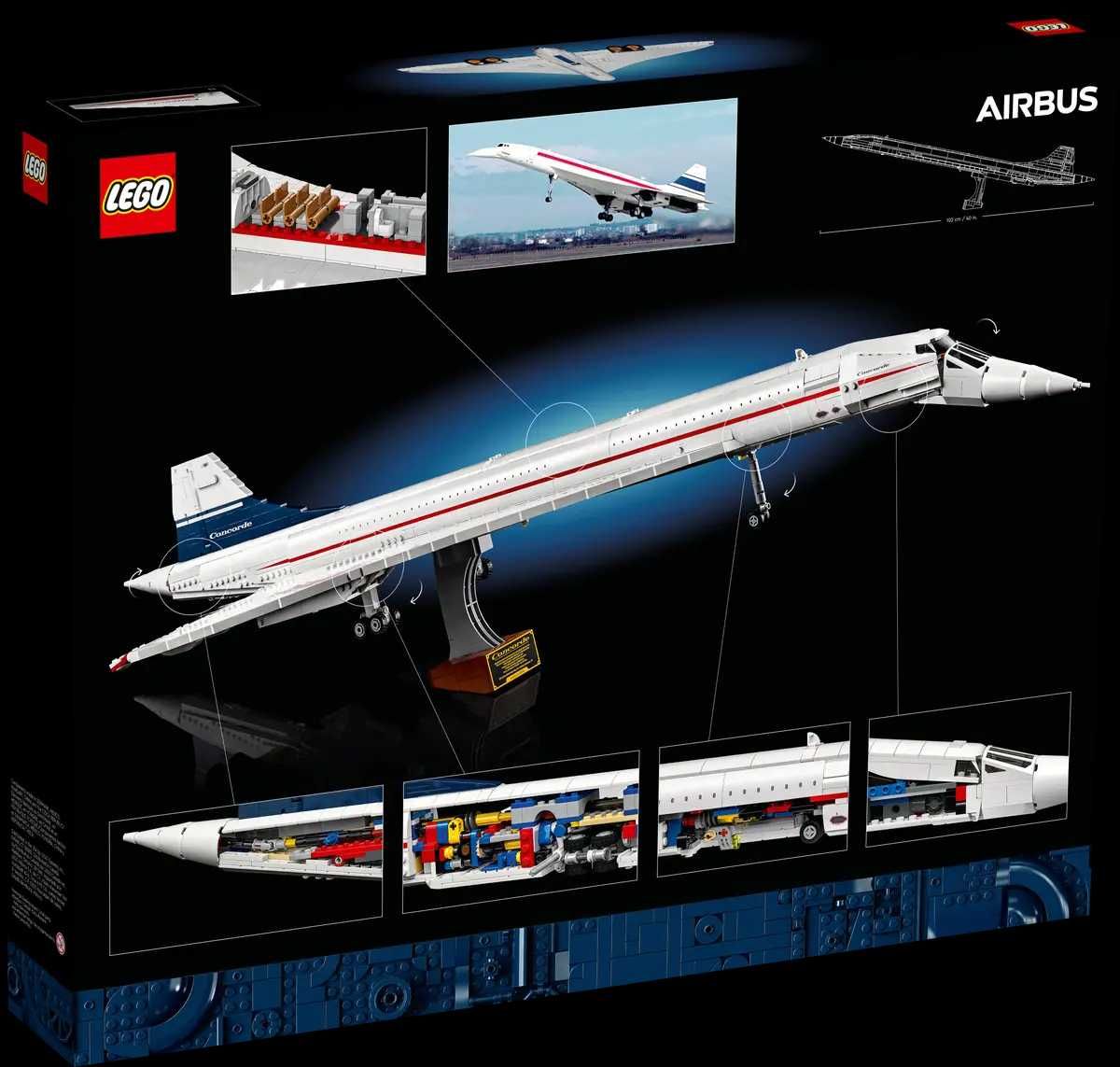 Lego Лего конструктор AirBus concorde 2083 деталей