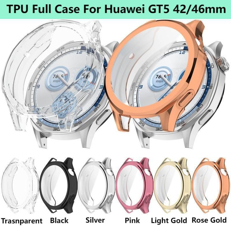 Huawei Watch GT5 GT5 Pro 41 42 46 / Мек TPU силиконов кейс с протектор