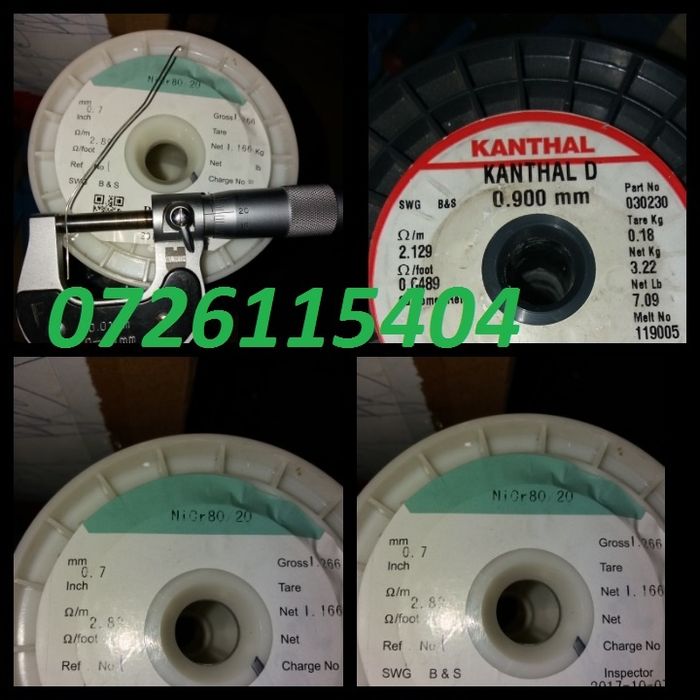 OFERTA!! Sarma nichelina /Platbanda nichelina (Fir rotund/Plat)