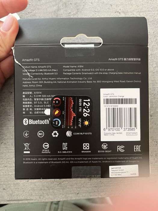 Smartwatch Amazfit GTS