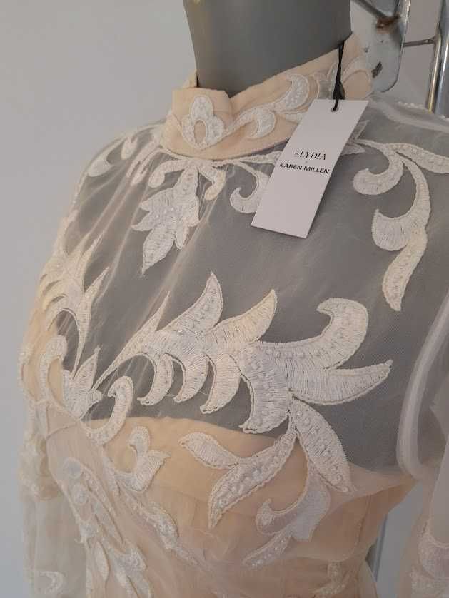 Rochie stil baroc de la Karen Millen in marime 38-40 (UK12)