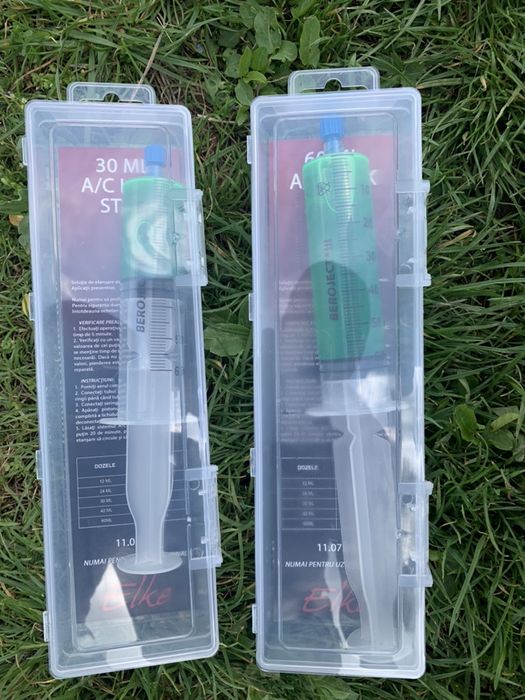 Solutie seringa 30ml leak stop astupat por freon aer conditionat auto