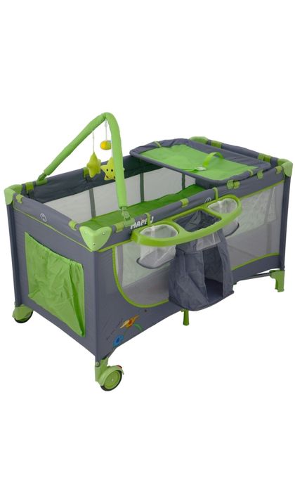 Vand patut pliant Mappy, 2 nivele si arcada cu jucarii