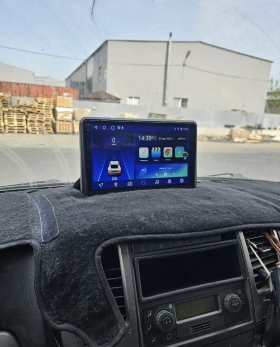 Магнитола универсал любое мошина учун на торпедо 2/32г, 4/64г янги