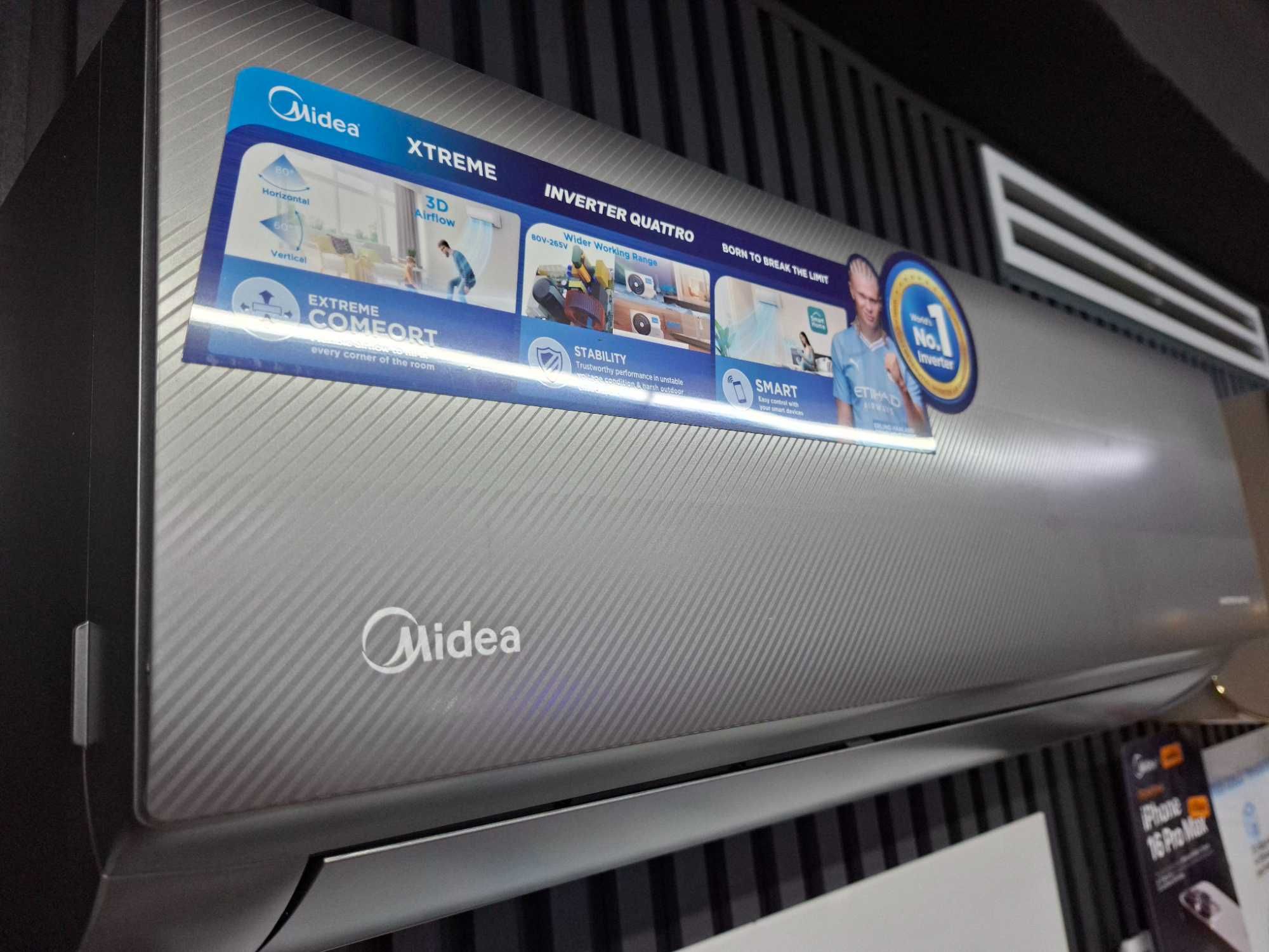 Кондиционер MIdea NAOMI 7/9/12/18/24 Inverter Quattro Доставка