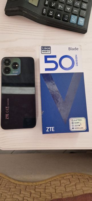 ZTE blade v50 design 128 гб черный