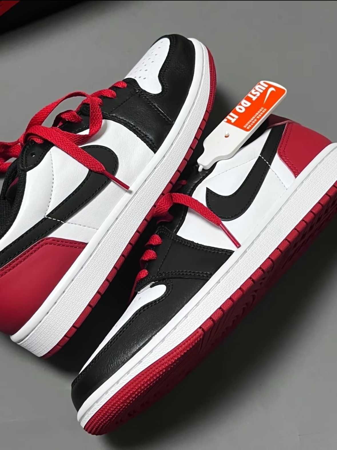 Air Jordan 1 Low 'Bred Toe' оригинал