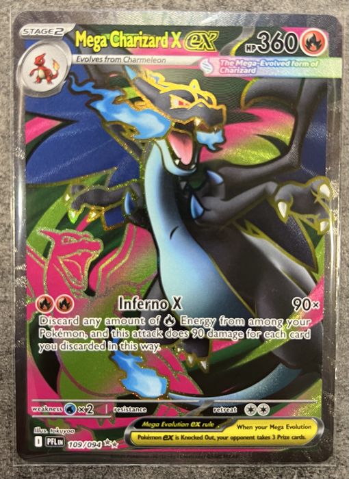 Pokemon TCG Mega Charizard x ex 109