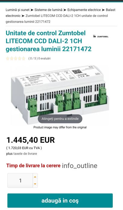 Centralină lumină
