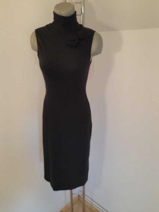 Rochie tricotata Moschino angora+lana in marime S