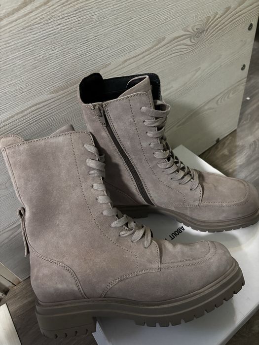 Дамски боти -Велур!