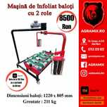 Masina infoliat baloti electrica 1220x805mm