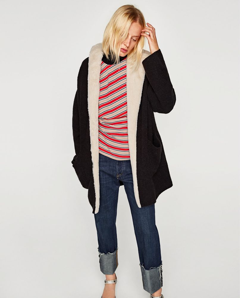 ZARA жилетка тип палто