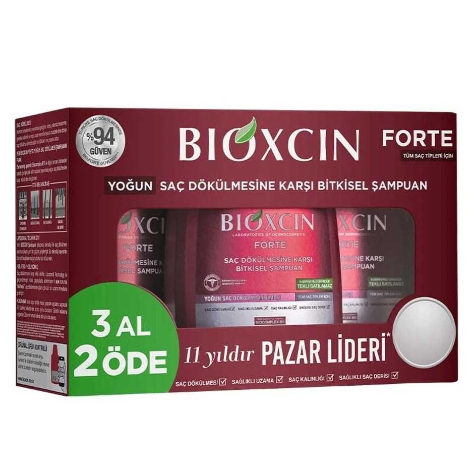 Сет 3 броя шампоани Bioxcin Forte против интензивен косопад 3x300ml