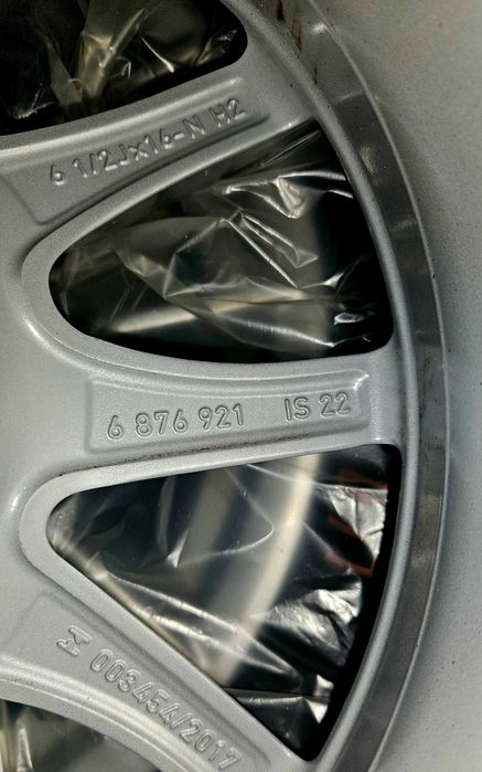 Jante aliaj originale BMW G20/21 6,5J 16" ET22ca noi, senzori presiune