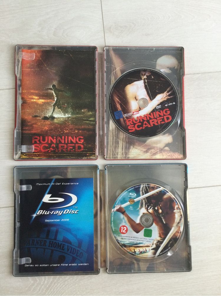 Filme in steelbook (Running scared, 10.000BC)