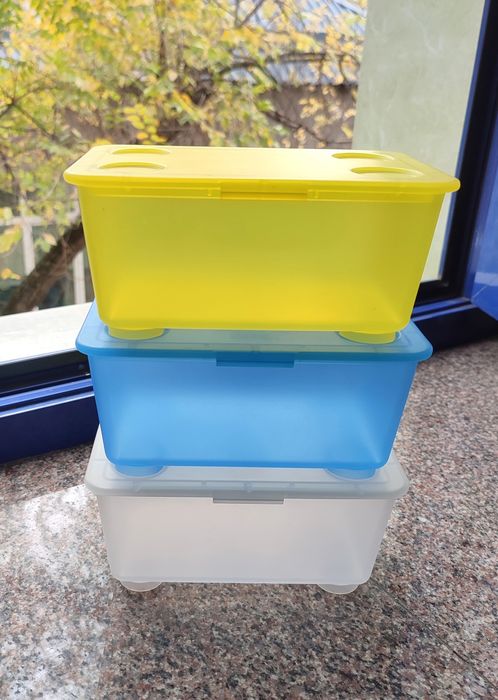 IKEA контейнер для игрушек 17x10x8 см, пластик