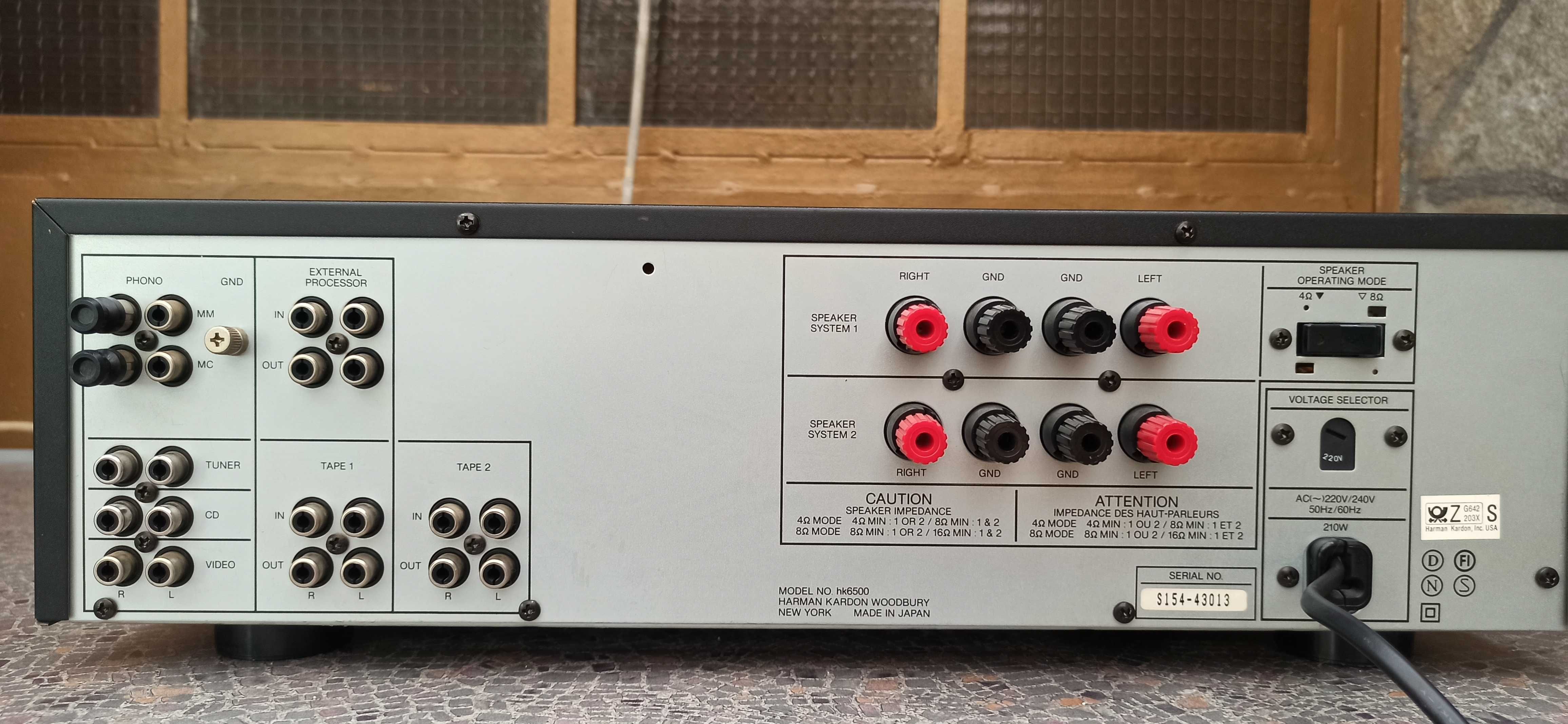 Harman kardon HK 6500 стерео integrated amplifier